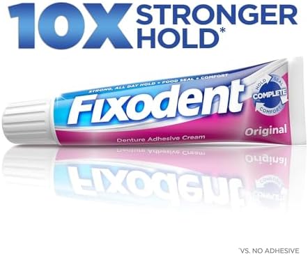 Crema Adhesiva para Dentaduras Fixodent Original 0.75 oz (Paquete de 12) - imagen 6