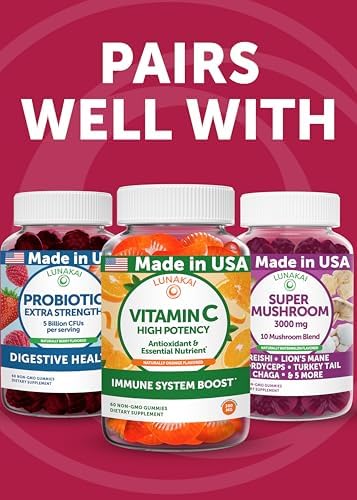 Gomitas de Arándano Lunakai para Mujeres 1500mg (Extracto 50:1) con D-Mannose 200mg - Suplemento Diario para la Salud del Tracto Urinario y Soporte - imagen 8