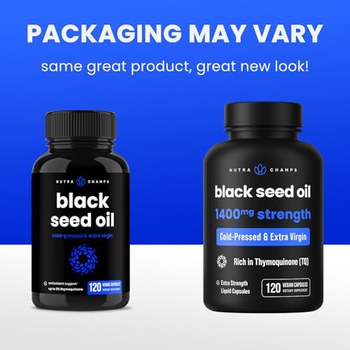 Aceite de Semilla de Negro Orgánico NutraChamps | 120 Cápsulas Veganas | Píldoras de Nigella Sativa con Vitamina E y Timoquinona | Rico en Omega 3 6 9 - imagen 5