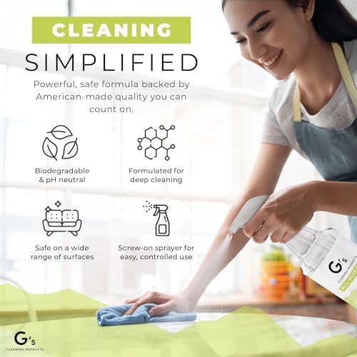 Limpiador Multiusos Biodegradable G's – Spray Natural No Tóxico de 32 oz para Superficies, Cocina, Muebles, Pisos y Hogar - imagen 6