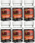 Suplemento Dietético Black Jax Good Luck Energy Extreme Energizer 20 Cápsulas/Botella (Lote de 6 X) = 120 Cápsulas - imagen 1