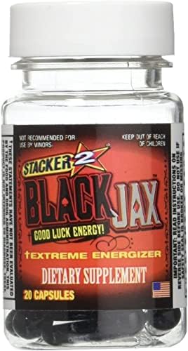 Suplemento Dietético Black Jax Good Luck Energy Extreme Energizer 20 Cápsulas/Botella (Lote de 6 X) = 120 Cápsulas - imagen 2