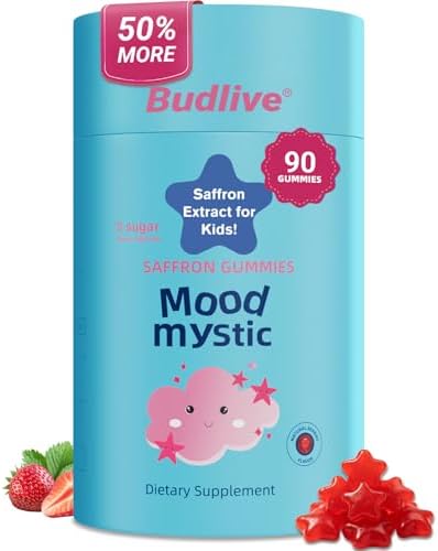 Gomitas Biookultra de Azafrán para Niños – Suplemento para Calmar el Ánimo y Mejorar la Concentración para Niños de 4+ Años con ADHD y Ansiedad – - imagen 1