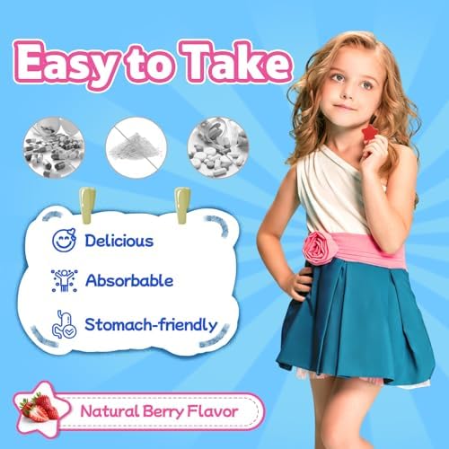 Gomitas Biookultra de Azafrán para Niños – Suplemento para Calmar el Ánimo y Mejorar la Concentración para Niños de 4+ Años con ADHD y Ansiedad – - imagen 5
