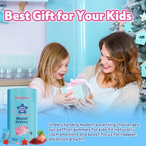 Gomitas Biookultra de Azafrán para Niños – Suplemento para Calmar el Ánimo y Mejorar la Concentración para Niños de 4+ Años con ADHD y Ansiedad – - imagen 6