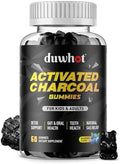 Gomitas de Carbón Activado para Niños, Suplemento Masticable de 500mg para Alivio de Gases, Detox y Salud Digestiva, Sabor Arándano Vegano, 60 - imagen 1