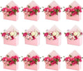 Caja de Papel Floral FYSUIMU de 12 Piezas para Regalos de Día de las Madres, Cumpleaños y Bodas, Rosa, Ideal para Ramo de Flores - imagen 1