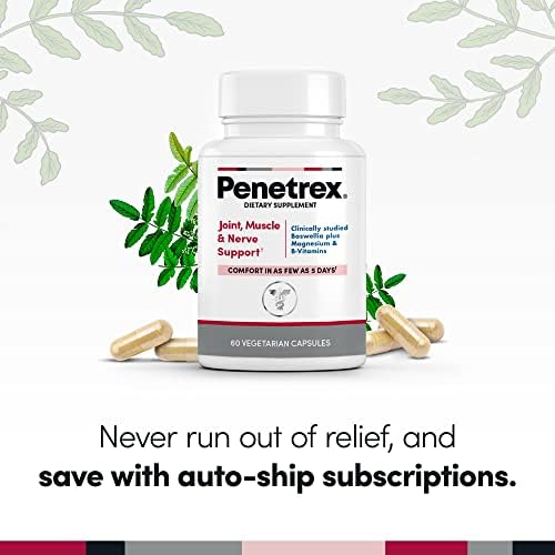 Suplemento de Magnesio Glycinate Penetrex para Soporte de Articulaciones, Músculos y Nervios - Alivio en 5 Días con Extracto Avanzado de Boswellia - imagen 7