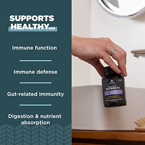Suplemento de Probióticos y Zinc Ancient Nutrition, Apoya el Sistema Inmunológico y la Salud Digestiva, Sin OMG, 30 Cápsulas, Paleo y Keto Amigable - imagen 3