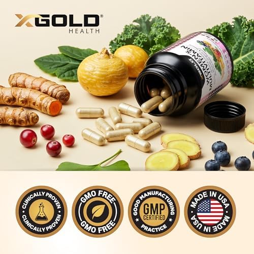 Multivitamínico Vegano Diario para Mujeres 50+ con Ingredientes Naturales, Jengibre, Maca y Complejo de Vitaminas B - 90 Cápsulas para Energía y - imagen 6