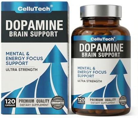 Suplemento de L-Tirosina para el Cerebro | Energía Mental y Enfoque con Vitaminas B | Salud Cognitiva y Motivación, Cápsulas Veganas, 120 Contenidos - imagen 1
