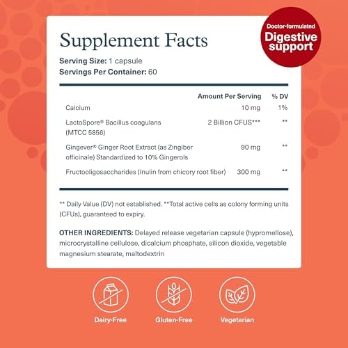 Youtheory 2X Action Probiotic - 60 Cápsulas (Suministro para 60 Días) - Soporte GLP-1 para Comodidad Intestinal y Salud Inmunológica* - Probiótico y - imagen 2