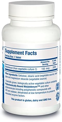 Biotics Research MoZyme Forte Molybdeno 150 mcg, Soporte Hepático, Detoxificación, Elemento Esencial, Metabolismo Saludable, Antioxidante, 100 - imagen 2