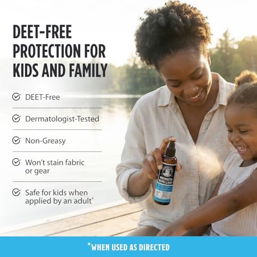 Spray Repelente de Mosquitos Natural Grandpa Gus's - Sin DEET, A Base de Plantas, Para Niños y Familia, Hasta 6 Horas, 4 oz Paquete de 2 - imagen 5