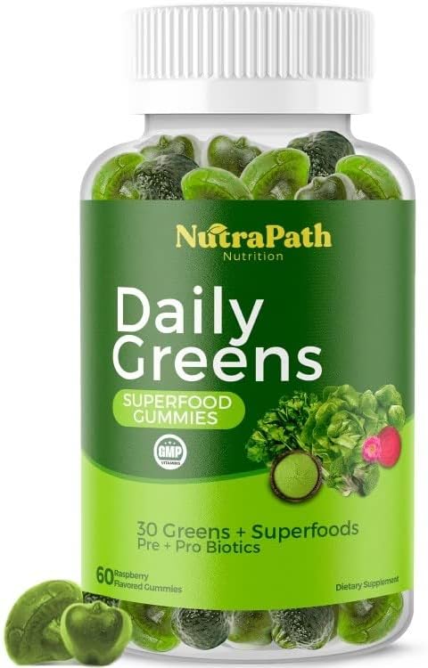 Gomitas Superfood Daily Greens - Frutas, Verduras y Superalimentos para Inmunidad y Energía - 60 Gomitas - imagen 1