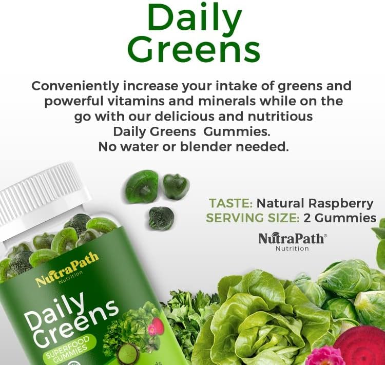 Gomitas Superfood Daily Greens - Frutas, Verduras y Superalimentos para Inmunidad y Energía - 60 Gomitas - imagen 5