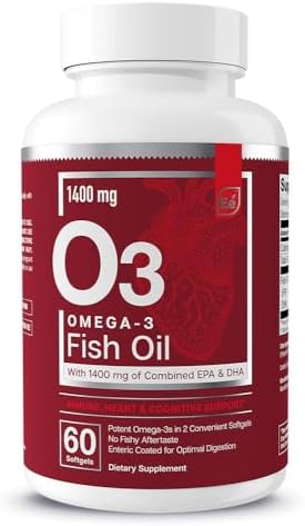 Suplemento de Aceite de Pescado Omega-3 Essential Elements con EPA y DHA | Ácidos Grasos para Soporte Inmunológico, Cardiaco y Cognitivo | 60 Gelcaps - imagen 1