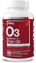 Suplemento de Aceite de Pescado Omega-3 Essential Elements con EPA y DHA | Ácidos Grasos para Soporte Inmunológico, Cardiaco y Cognitivo | 60 Gelcaps - imagen 1