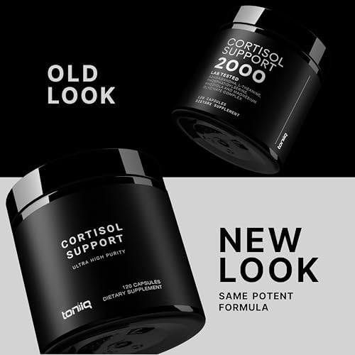 Suplemento de Cortisol para Hombres y Mujeres — Calmante, Equilibrado 5 en 1 No Somnoliento, Probado por Terceros con Magnesio Glicinato, - imagen 2