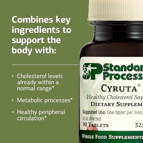 Suplemento Cyruta de Standard Process - Apoyo Metabólico y Circulatorio Saludable - Suplemento para el Corazón con Harina de Trigo Sarraceno Orgánica - imagen 4