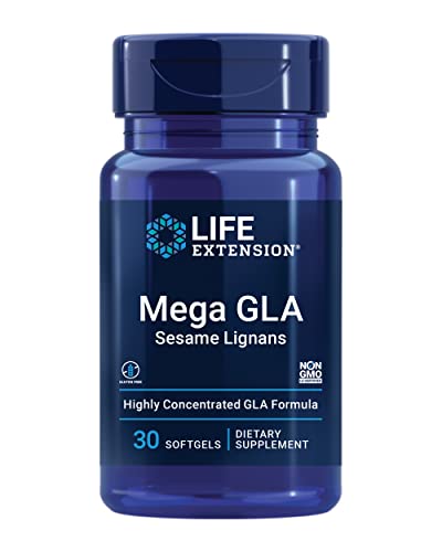 Life Extension Mega GLA con Lignanos de Sésamo, Ácidos Grasos Omega-6 para Promover una Respuesta Inflamatoria Saludable, Libre de Gluten, No OGM, 30 - imagen 2