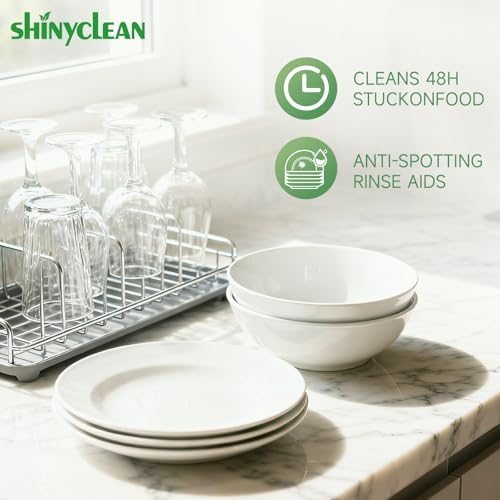 Tabletas de detergente para lavavajillas Shinyclean con enjuague integrado | Cápsulas biodegradables a base de plantas | Sin fragancias ni colorantes - imagen 5