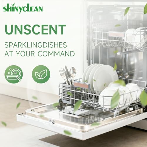 Tabletas de detergente para lavavajillas Shinyclean con enjuague integrado | Cápsulas biodegradables a base de plantas | Sin fragancias ni colorantes - imagen 6