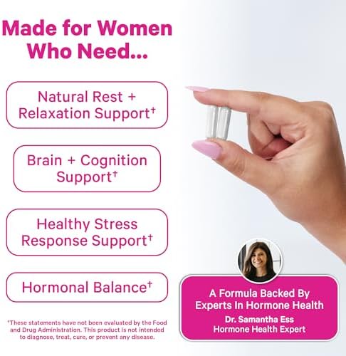 Complejo de Magnesio Pink Stork para Mujeres - 8 Formas Incluyendo Glicinato, Malato, Citrato y L-Treonato - Apoyo para Estrés, Sueño, Músculos y - imagen 3