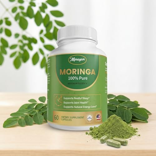 Cápsulas de Moringa 800mg – Suplemento Herbal de Hoja de Moringa Oleifera para Energía Natural, Inmunidad, Antioxidantes y Detox – Vegano, No GMO, 60 - imagen 6