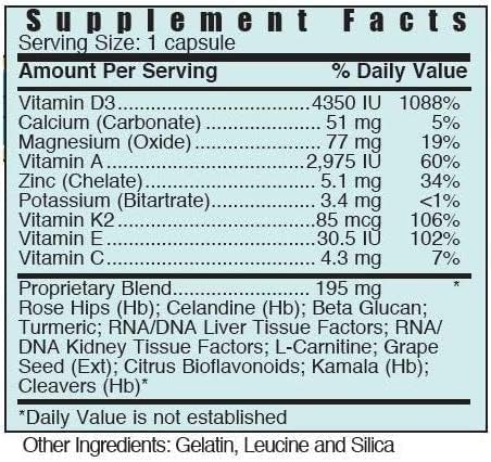 Systemic Formulas DV3 BioNutriment Vitamina D3 Plus con Soporte Inmunológico - imagen 2