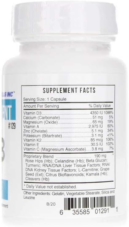 Systemic Formulas DV3 BioNutriment Vitamina D3 Plus con Soporte Inmunológico - imagen 5