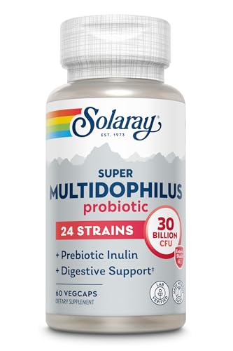 SOLARAY Multidophilus Probiótico 24 Cepas 30 Mil Millones CFU, Salud Digestiva para Hombres y Mujeres, 60 VegCaps Sin Lácteo - imagen 4