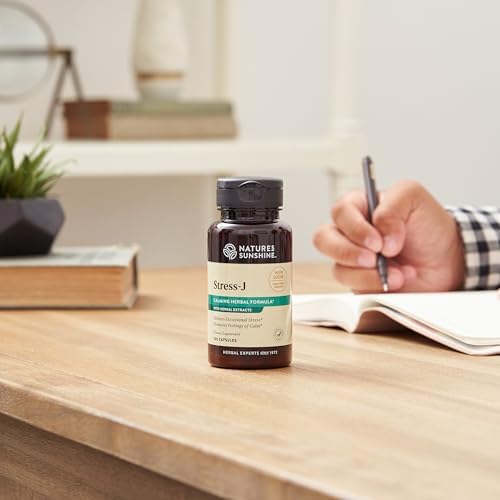 Nature's Sunshine Stress-J, 100 Cápsulas | Fórmula Natural para Aliviar el Estrés y Promover la Calma - imagen 3