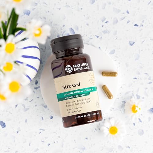 Nature's Sunshine Stress-J, 100 Cápsulas | Fórmula Natural para Aliviar el Estrés y Promover la Calma - imagen 4