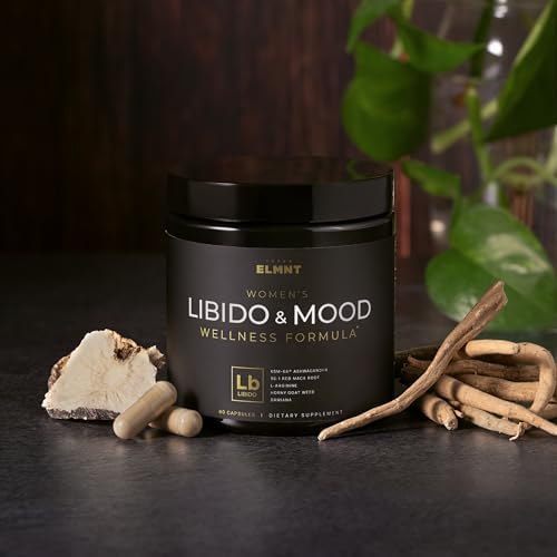 Suplemento Potente para la Libido Femenina con 30x Fuerza de Raíz de Maca Roja, KSM66® Ashwagandha, Hierba de Cabra Apasionada y Damiana - 100% Maca - imagen 8