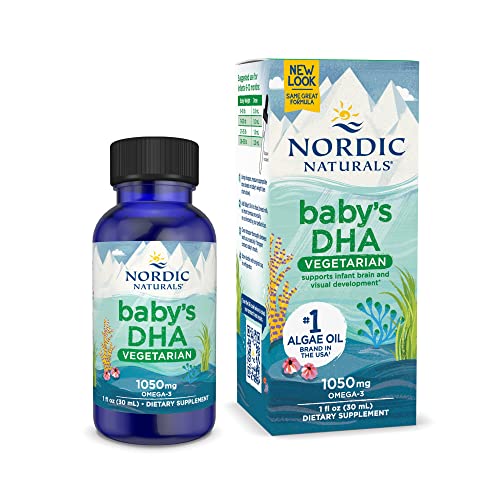 DHA Vegetal para Bebés Nordic Naturals, Sin Sabor - 1050 mg de Omega-3 a Base de Plantas - 1 oz - Apoya el Desarrollo Cerebral y Visual - No GMO, - imagen 3
