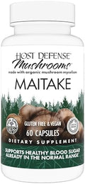 Cápsulas de Maitake Host Defense - Suplemento Herbal para Salud Inmunológica y Celular - 60 Cápsulas (30 Porciones) - imagen 1