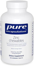 Zinc Chewables de Pure Encapsulations | Suplemento para el Sistema Inmunológico, Crecimiento y Cicatrización | 100 Tabletas Masticables | Sabor - imagen 1