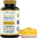 Suplemento de Aceite de Pescado Omega 3 – 2000mg con EPA DHA y Vitamina E – Sin Eructos, Triple Fuerza para Hombres y Mujeres – 120 Cápsulas Blandas - imagen 1
