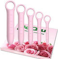 Dilatadores de Silicón QoQiu para Piso Pélvico Femenino, 5 Piezas Rosa con Bolsa de Almacenamiento, Masajeador y Entrenador de Músculos Pélvicos - imagen 1