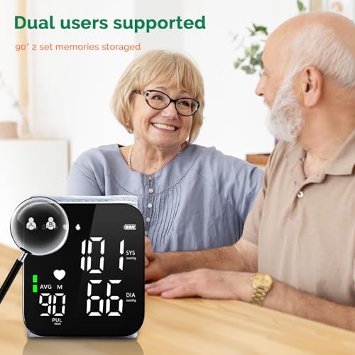 Monitor de Presión Arterial en Muñeca Greetmed Automático con Voz, Pantalla LED, Manguito Ajustable, Ideal para Uso en Casa - imagen 3