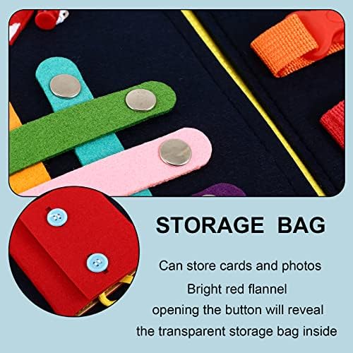 Manta de Fidget para Adultos con Demencia, Actividades para Personas Mayores, Productos para Alzheimer, Manta Sensorial para Autismo. - imagen 4