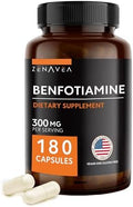 Zenavea Benfotiamina 300mg - 180 Cápsulas de Benfotiamina B1 (Suministro para 3 Meses) - Vegano, Sin OGM, Sin Gluten - imagen 1