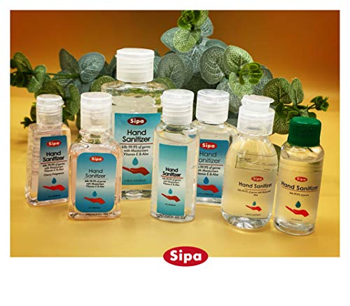 Desinfectante de Manos SIPA Bulk con Aroma a Cereza, Tamaño Viaje 1 oz, Botella con Tapón, Fórmula con Vitamina E, 2 Llavero Gratis (Paquete de 24) - imagen 7