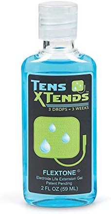 Gel Adhesivo Conductivo FlexTone TensXtends para Almohadillas TENS - Fórmula Patentada que Extiende la Vida de tus Electrodos (2 FL OZ) - imagen 1