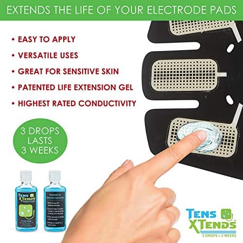 Gel Adhesivo Conductivo FlexTone TensXtends para Almohadillas TENS - Fórmula Patentada que Extiende la Vida de tus Electrodos (2 FL OZ) - imagen 2
