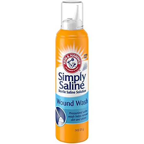 Arm & Hammer Simply Saline Lavado de Heridas 7.4 Onzas - Paquete de 3 - imagen 2