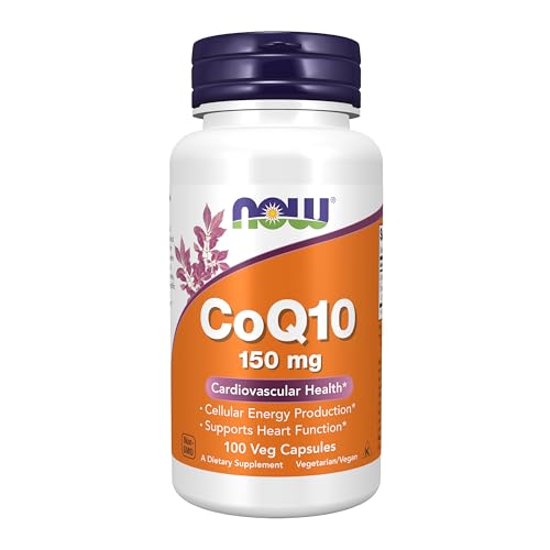 NOW Suplementos, CoQ10 150 mg, Grado Farmacéutico, Forma Todo-Trans por Fermentación, 100 Cápsulas Veganas - imagen 5