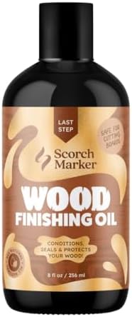 Aceite para Tablas de Cortar SCORCH MARKER - Acondicionador Seguro para Alimentos, Ideal para Utensilios de Cocina y Manualidades en Madera, Sin - imagen 1
