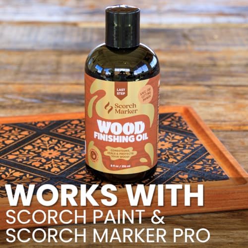Aceite para Tablas de Cortar SCORCH MARKER - Acondicionador Seguro para Alimentos, Ideal para Utensilios de Cocina y Manualidades en Madera, Sin - imagen 5